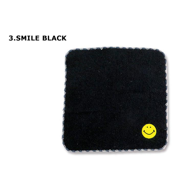 タオルハンカチ 20cm×20cm ミニタオル 刺繍 ハンドタオル 手拭き にこちゃん ふれんちぶる ハンバーガー ポテト パイル地 インスタ映え ダブルスリー | ブランド登録なし | 15