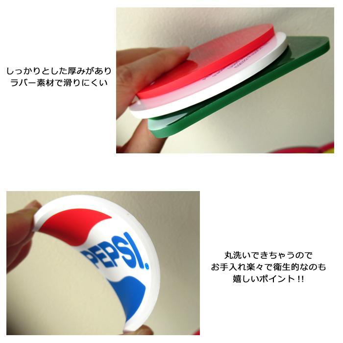 コースター おしゃれ ラバー 7UP PEPSI SPAM wendy's 丸い スクエア キッチン雑貨 アメリカン雑貨 インテリア プレゼント ダブルスリー | ブランド登録なし | 09