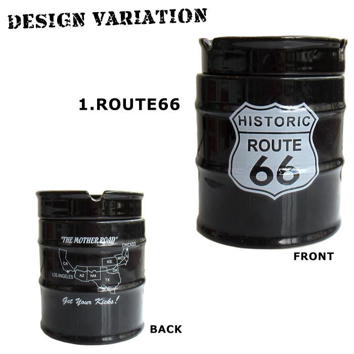 灰皿 アッシュトレイ 風よけ ドラム缶 置き型 コンパクト 陶器 インスタ映え ダブルスリー | ブランド登録なし | 09