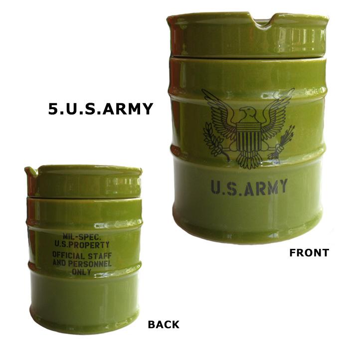 灰皿 アッシュトレイ 風よけ ドラム缶 置き型 コンパクト 陶器 インスタ映え ダブルスリー | ブランド登録なし | 13