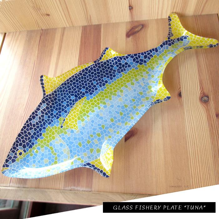 お皿 食器 魚モチーフ マグロ Tuna モザイク調 オシャレ かわいい インテリア インスタ映え ダブルスリー Z 372 5 ダブルスリー33 通販 Yahoo ショッピング
