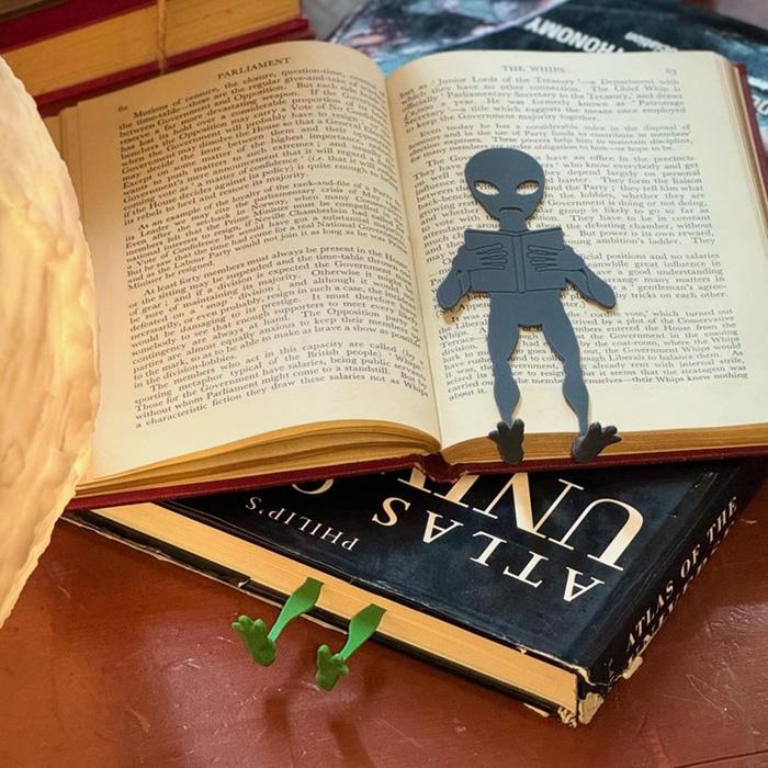 しおり ブックマーカー DULTON ダルトン BOOKMARK ALIEN ブックマーク エイリアン ユニーク 読書 プレゼント アメリカン雑貨 ダブルスリー | DULTON | 04