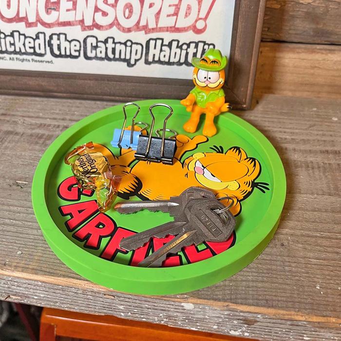 ラバートレイ 小物入れ ガーフィールド ベティちゃん 卓上 レジ コースター 鍵置き 収納用品 アメリカン雑貨 ダブルスリー | ブランド登録なし | 09