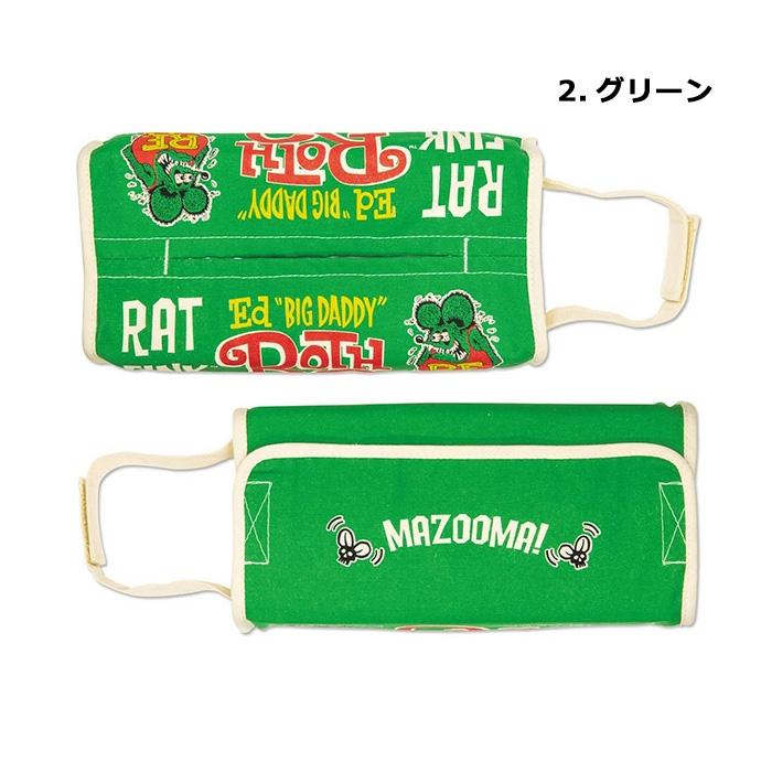 ティッシュカバー ラットフィンク キャラクター かわいい ブラック ホワイト 詰め替え用 生活雑貨 プレゼント インテリア アメリカン雑貨 ダブルスリー | ブランド登録なし | 06