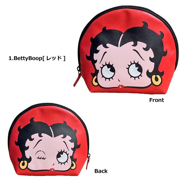 ポーチ コスメポーチ 小物入れ ラウンド型 大容量 ベティちゃん ガーフィールド かわいい プレゼント アメリカン雑貨 ダブルスリー | ブランド登録なし | 05