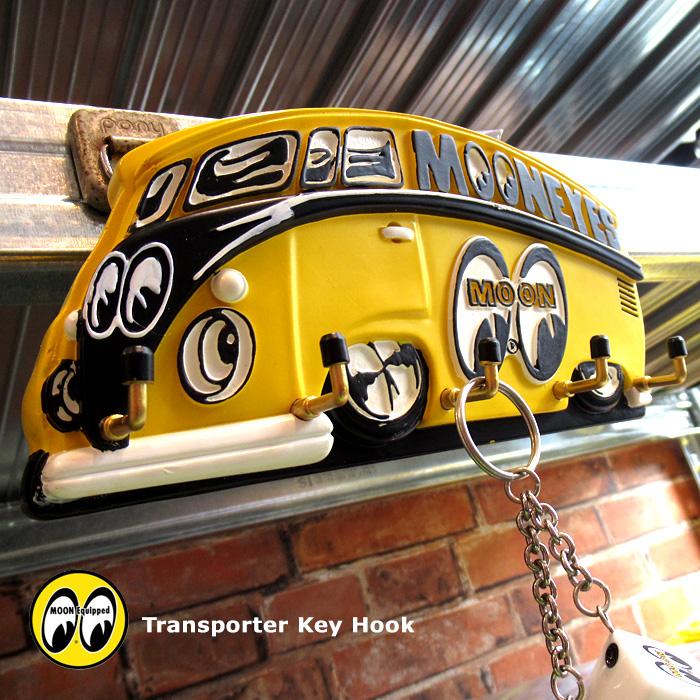 ムーンアイズ MOON トランスポーター キーフック ウォールフック 鍵ホルダー 玄関 ガレージ 取り付け簡単 アメカジ プレゼント アメリカン雑貨 ダブルスリー | ブランド登録なし