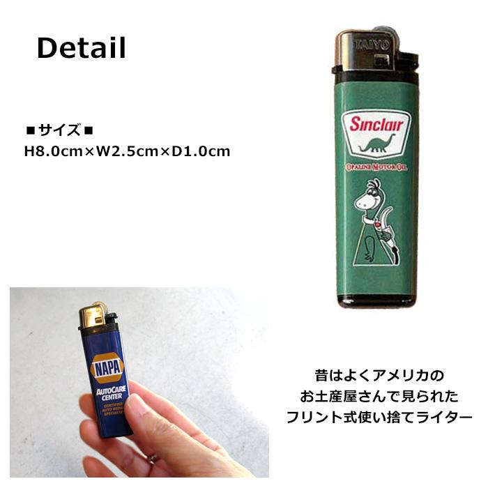 ライター 使い捨て フリント式 アメリカン モーターブランド 企業ロゴ 使い切り ガスライター かっこいい 喫煙具 ダブルスリー | ブランド登録なし | 06