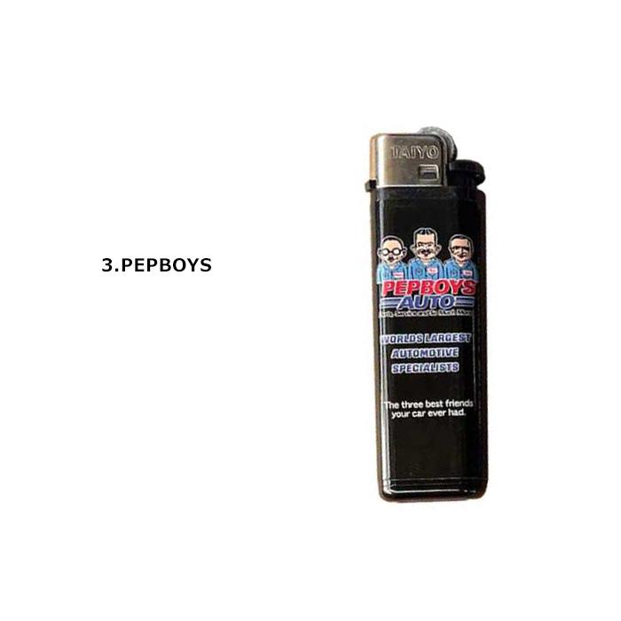 ライター 使い捨て フリント式 アメリカン モーターブランド 企業ロゴ 使い切り ガスライター かっこいい 喫煙具 ダブルスリー | ブランド登録なし | 10