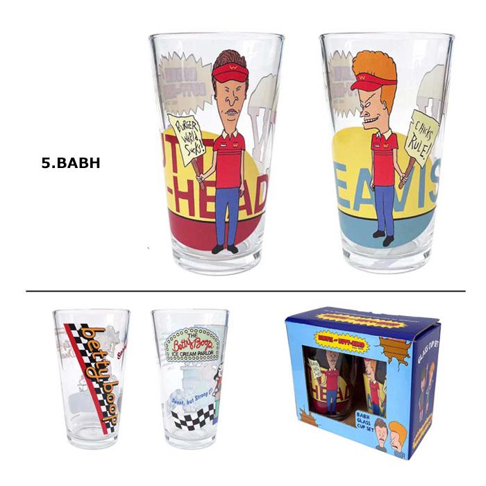 グラス ガラスコップ ペア 2個セット かわいい キャラクター 箱入り 食器 コップ プレゼント アメ雑 アメキャラ 大きめ アメリカン雑貨 ダブルスリー | ブランド登録なし | 13