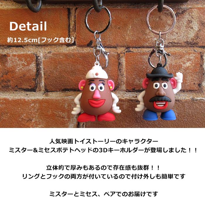 キーホルダー ラバーキーホルダー ポテトヘッド コヨーテ 