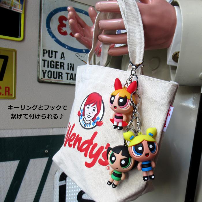 キーホルダー ラバーキーホルダー パワーパフガールズ PPG かわいい