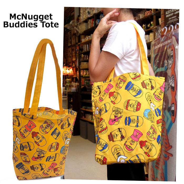 マクドナルド オフィシャルグッズ トートバッグ かばん McNugget Buddies サブバッグ 通勤 通学 プレゼント アメリカン雑貨 ダブルスリー | ブランド登録なし | 01