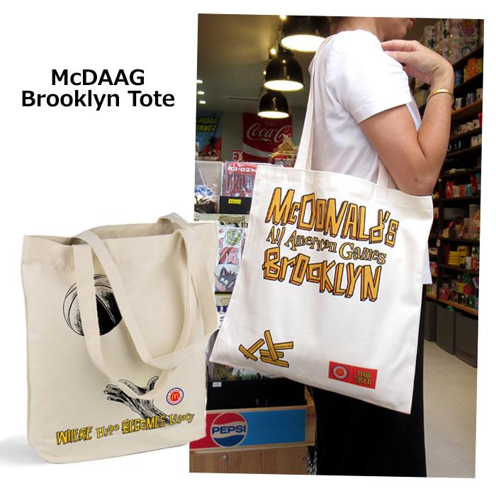 マクドナルド オフィシャルグッズ トートバッグ かばん McDAAG Brooklyn サブバッグ 通勤 通学 プレゼント アメリカン雑貨 ダブルスリー | ブランド登録なし