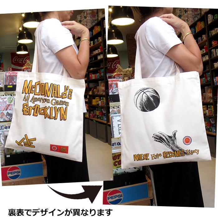 マクドナルド オフィシャルグッズ トートバッグ かばん McDAAG Brooklyn サブバッグ 通勤 通学 プレゼント アメリカン雑貨 ダブルスリー | ブランド登録なし | 01