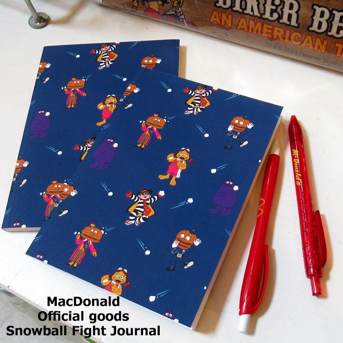 マクドナルド オフィシャルグッズ ノート 手帳 グリッド B6 70ページ プレゼント アメリカン雑貨 ダブルスリー | ブランド登録なし