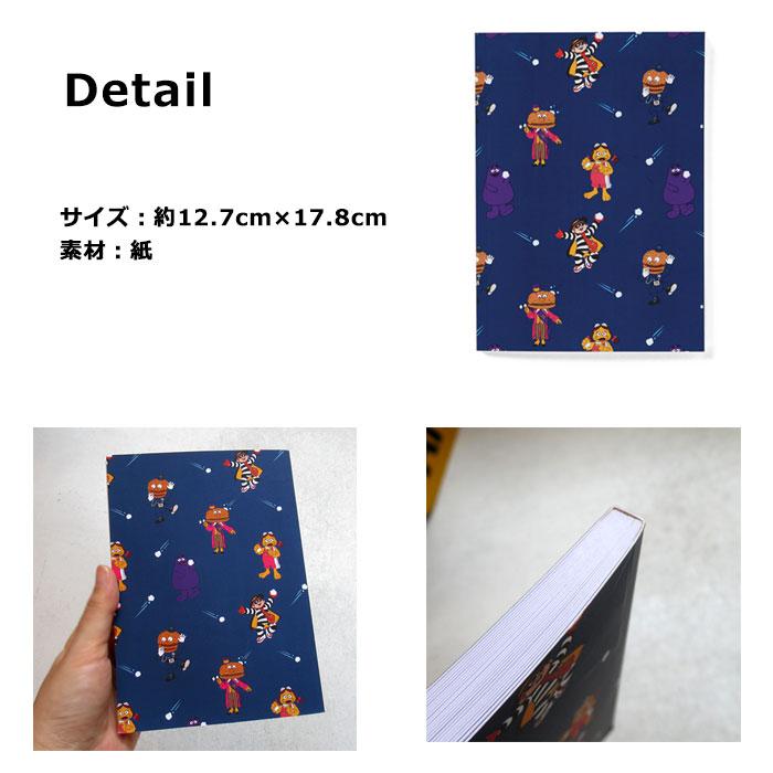 マクドナルド オフィシャルグッズ ノート 手帳 グリッド B6 70ページ プレゼント アメリカン雑貨 ダブルスリー | ブランド登録なし | 01