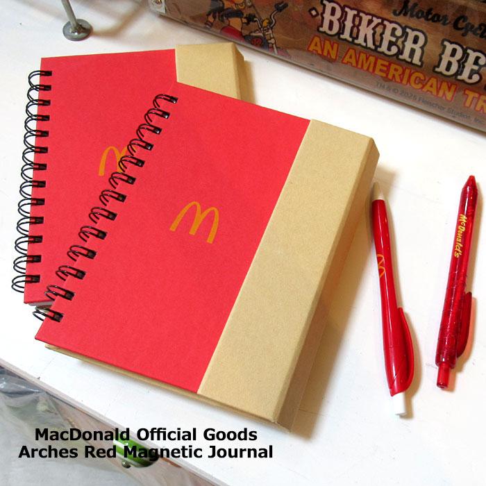 マクドナルド オフィシャルグッズ ノート 手帳 リングノート グリッド B6 70ページ プレゼント アメリカン雑貨 ダブルスリー | ブランド登録なし
