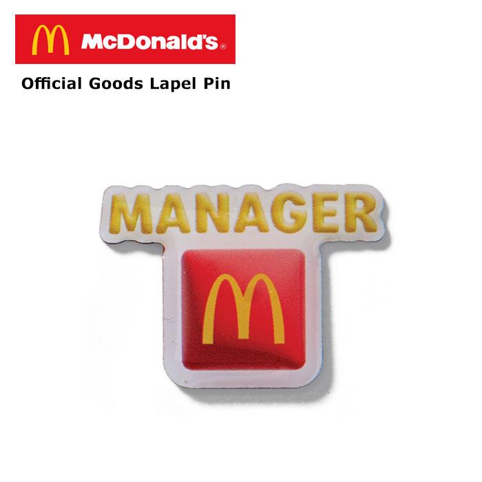 マクドナルド オフィシャルグッズ ピン マネージャー クルー