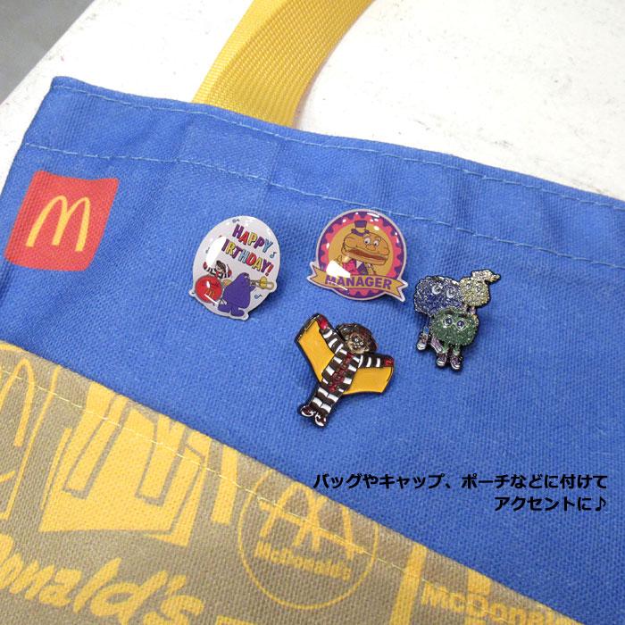 マクドナルド オフィシャルグッズ ピン フライキッズ キャラ
