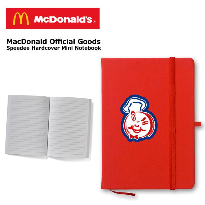 マクドナルド ノート 手帳 日記帳 B6 ハードカバー 文庫本サイズ オフィシャルグッズ グリッド スピーディ プレゼント アメリカン雑貨 ダブルスリー | ブランド登録なし