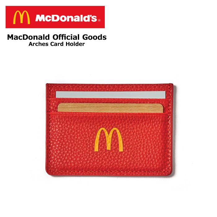 カードケース 定期入れ 薄型 スリム マクドナルド グッズ オフィシャルグッズ ヴィーガンレザー プレゼント アメリカン雑貨 ダブルスリー | ブランド登録なし