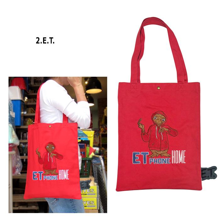 トートバッグ グレムリン ET E.T かばん 刺繍トート コットン サブバッグ 通勤 通学 プレゼント 普段使い ダブルスリー | ブランド登録なし | 05