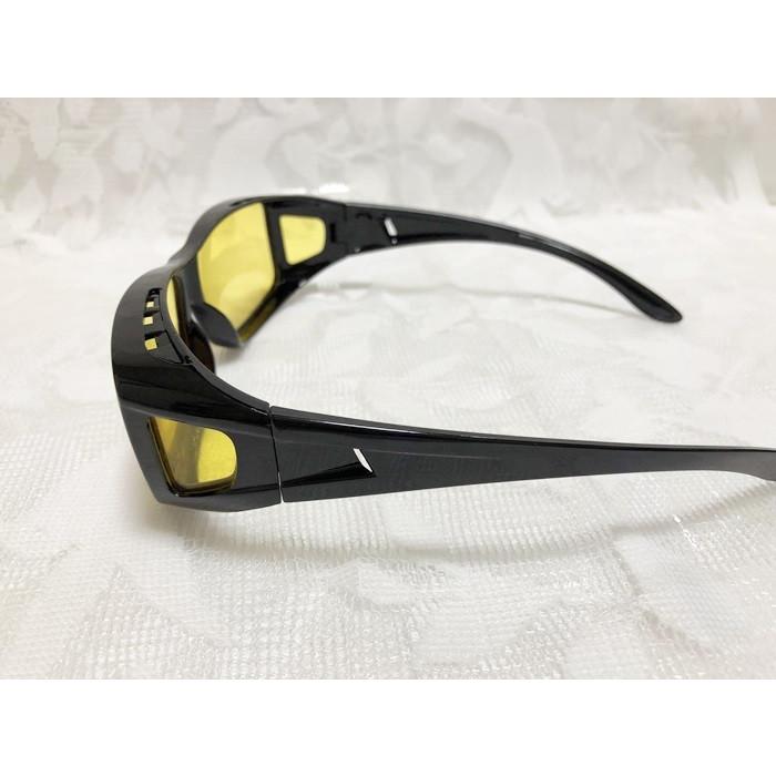 眼鏡の上からかけられる オーバーサングラス 偏光 Uv400 紫外線99 カット イエローレンズ 黄色 夜視鏡 夜間の運転に ハードケース眼鏡拭きストラップ付き Dou Over Yellow01 どうぶつだいすきヤフー店 通販 Yahoo ショッピング