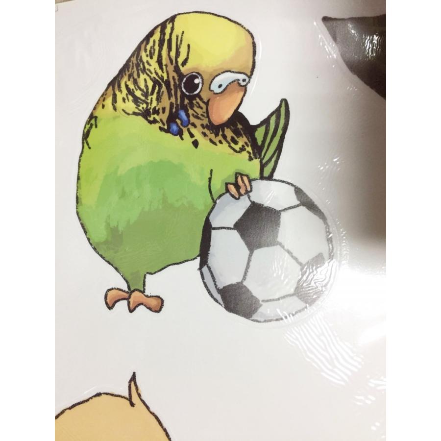 防水ウォールステッカー かわいい鳥とサッカー 簡単模様替え キッチン ガラス 子供部屋 貼って剥がせる 賃貸okインコ オカメ セキセイ 文鳥 いんこ Dou Wall Inko01 どうぶつだいすきヤフー店 通販 Yahoo ショッピング