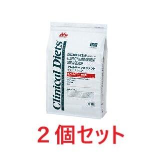 【２個セット】【クリニカルダイエット アレルギーマネージメント ライト\u0026シニア 3.5kg×２個】【お取り寄せ】【犬用】【森乳サンワールド】