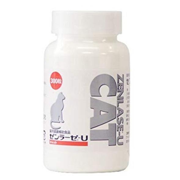 『ゼンラーゼ-U CAT (キャット)300粒×１個』【猫用】【尿】【日本全薬工業】(ゼンラーゼUキャット)【ポイント2倍】