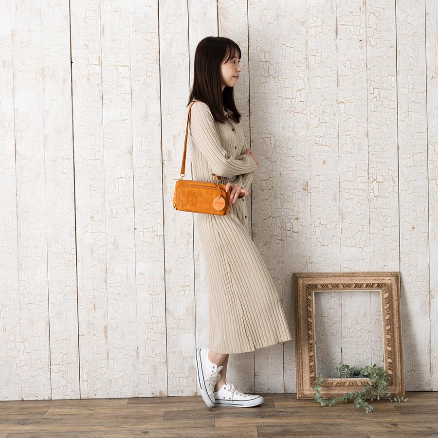 zucchero filato（ズッケロ フィラート） お財布ショルダー お財布