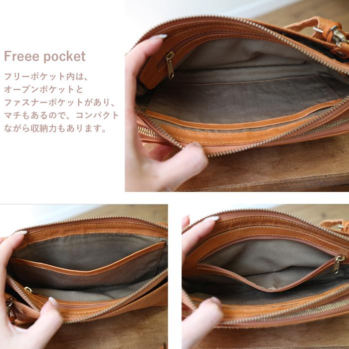 zucchero filato お財布ポシェット 本革 お財布 ショルダー お財布