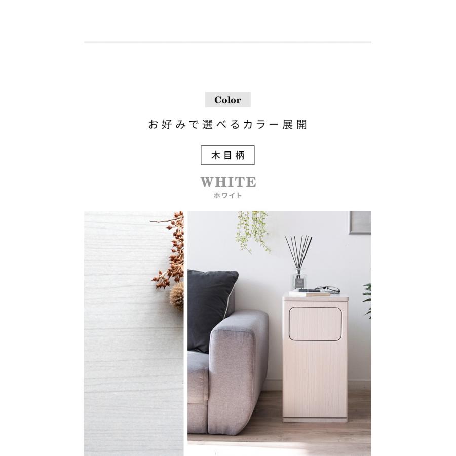 ゴミ箱 20リットル 20l 幅25 スリム ふた付き プッシュ式