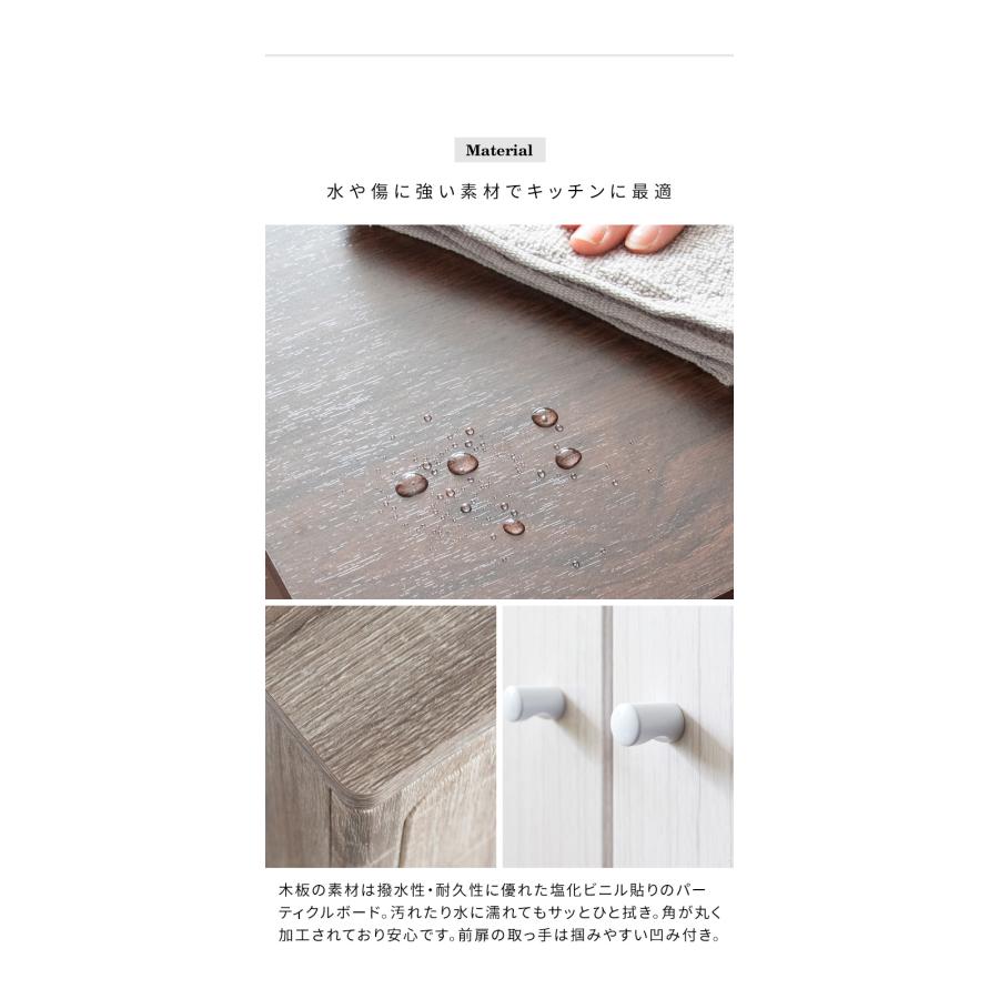 (2/13まで)木製ダブルプッシュ分別ダストボックス 45L×2 ダストボックス ダブルプッシュ式 Empro エンプロー 木目調 45L×2 ワン