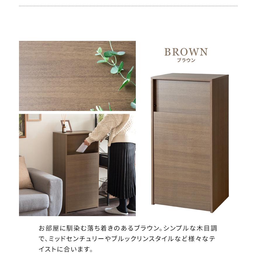ゴミ箱 45L 45リットル ダストボックス ふた付き プッシュ キャスター