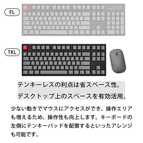 ARCHISS Maestro TKL キー数:87, (英語US配列 ワイヤーキープラー付