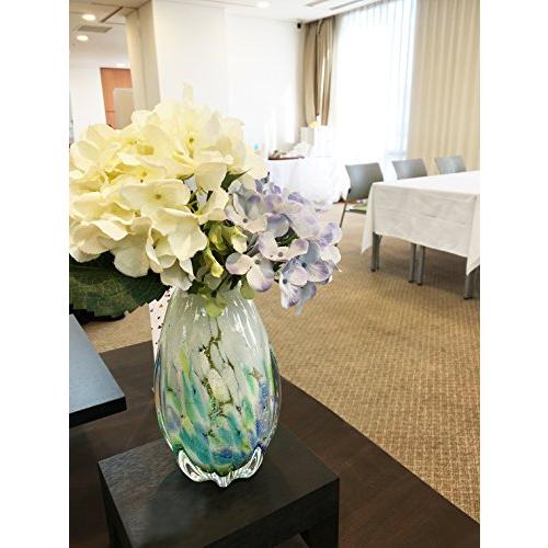 アデリア 津軽びいどろ 花瓶 最大11×高18cm 紫陽花 長丸花器 日本製 F-71742 津軽びいどろ 最大11×高18cm 長丸花器 日本製 紫陽花 アデリア 花瓶 F-71742 O1271737289(12207円)