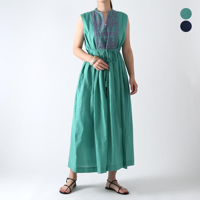 訳ありセール格安 ヌキテパ 刺繍ワンピース C Dobby Stripe Emb Sleeveless Dress Ne Quittez Pas gp1 国内正規品 21春夏新作 送料無料 速達メール便送料無料 Outlierspublishingcompany Com