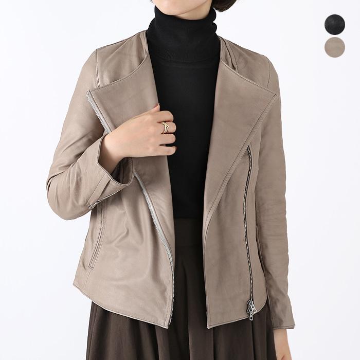 【ネット限定AWセール30%OFF】Sisii〔シシ〕12002002ノーカラーライダースウォッシャブルレザージャケット【★】 :12002002:douceHarmonie - 通販 - Yahoo!ショッピング