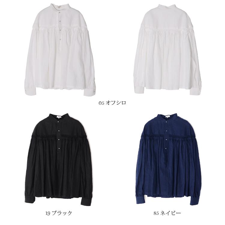 再入荷 ssコレクション Scye サイ Scye Basics サイベーシックス 12 1219 リネン高密度タックロングスリーブブラウス 1216 Douceharmonie 通販 Yahoo ショッピング