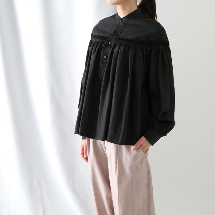 21ssコレクション Scye サイ Scye Basics サイベーシックス 1216 1221 リネン高密度タック ロングスリーブブラウス P2 1216 Douceharmonie 通販 Yahoo ショッピング