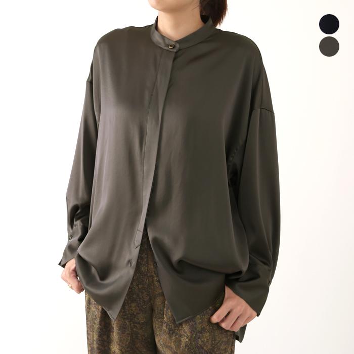 【ネット限定セール50%OFF】SACRA〔サクラ〕 122517071 TRIACE SATIN  SHIRT/トリアセテートサテンバンドカラーシャツ【☆】 :122517071:douceHarmonie - 通販 - Yahoo!ショッピング