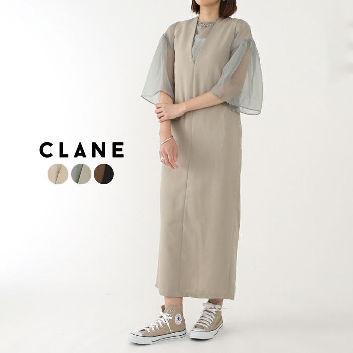 22awコレクション Clane クラネ 5012 3way Double Face One Piece ダブルフェイス ブラウス ワンピース P2 5012 Douceharmonie 通販 Yahoo ショッピング