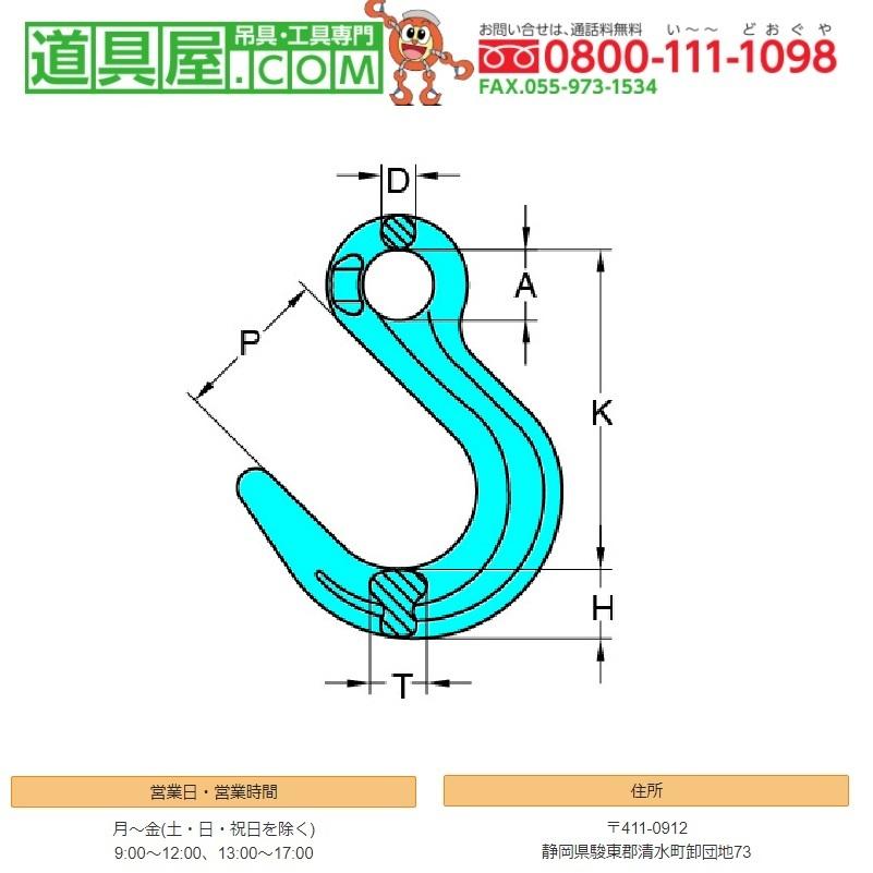 YOKE　G-100ファンドリーフック　使用荷重10T