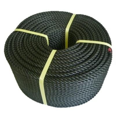 ポリエチレンロープ　黒色　径１４ｍｍ　長さ２００メートル巻き