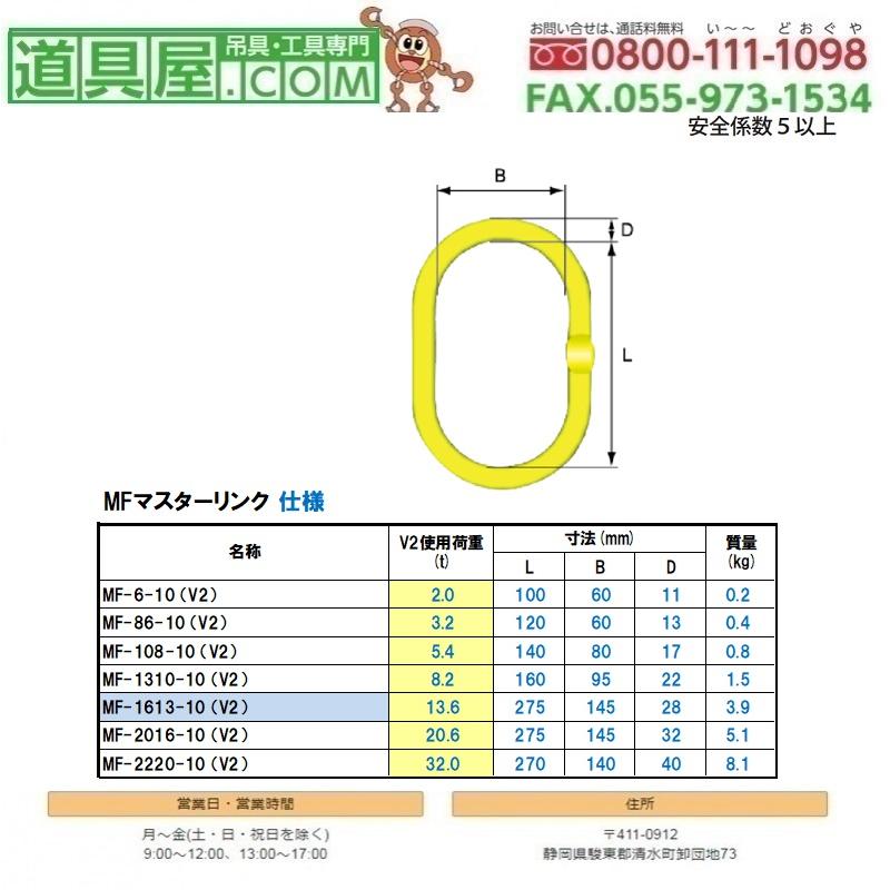 マーテック マスターリンク 使用荷重13.6T : 道具屋.com - 通販