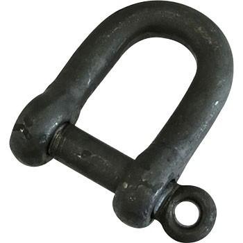 捻込シャックル　黒　28mm　16個入り