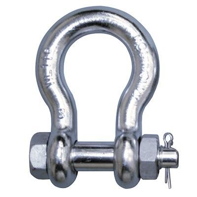 日本JIS規格BB　ステンレス製シャックル　M級　使用荷重16T