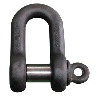 SEシャックル　クロ　M級　使用荷重4.8T　10個入り
