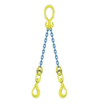 マーテック 二本吊りセット 長さ調整機能付き 使用荷重1.9t MG2-BKL6